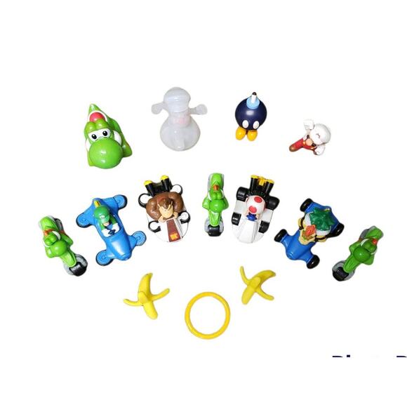 Nintendo McDonald's Mario Kart Happy Meal Toys • Mario Luigi Toad Yoshi Donkey - Picture 2 of 5